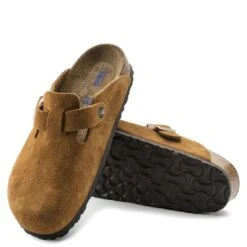 Birkenstock Boston Softbed Suede Leather In Mink (Narrow Width) -Vans || Blundstone || Hunter Sales 1009542 1009543 4 1100x