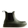 Hunter Women's Commando Chelsea Boots In Dark Olive -Vans || Blundstone || Hunter Sales 1057 1 1100x