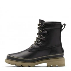 Sorel Women's Lennox Street Boot In Black/Sage -Vans || Blundstone || Hunter Sales 1974301 010 m presethigh res 1100x