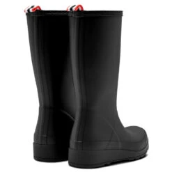 Hunter Women's Original Play Tall Rain Boot In Black -Vans || Blundstone || Hunter Sales 1 0 1023 hunter womens play tall wft2007rma blk 3 1 1100x