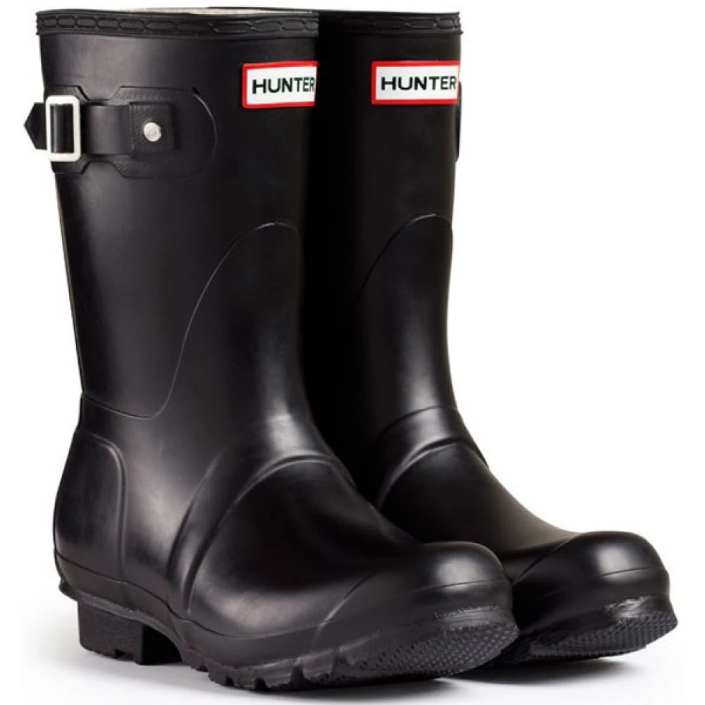Hunter Women's Original Short Rain Boots In Black 6 Hunter Women's Original Short Rain Boots In Black - Image 4