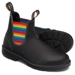 Blundstone Women's Original 2105 In Black With Rainbow Elastic And Contrast Stitching -Vans || Blundstone || Hunter Sales 2105 3 1 1100x