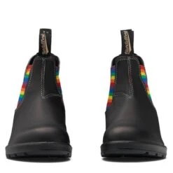 Blundstone Women's Original 2105 In Black With Rainbow Elastic And Contrast Stitching -Vans || Blundstone || Hunter Sales 2105 4 1 1100x