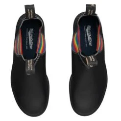 Blundstone Women's Original 2105 In Black With Rainbow Elastic And Contrast Stitching -Vans || Blundstone || Hunter Sales 2105 5 1 1100x