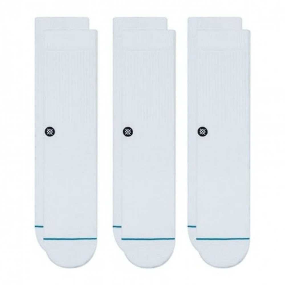 Stance Icon 3 Pack In White 3 Stance Icon 3 Pack In White
