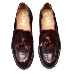 Solovair Tassel Loafer In Burgundy Rub-Off -Vans || Blundstone || Hunter Sales SV 1022 BUR 120 4 1100x