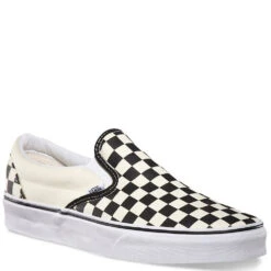 Vans Checkerboard Slip-On In Black/Off White -Vans || Blundstone || Hunter Sales b b 2 1100x