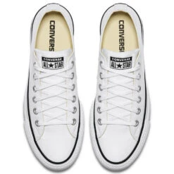 Converse Women's Chuck Taylor All Star Lift In White/Black -Vans || Blundstone || Hunter Sales c o convers chuck taylor all star lift low top white 560251c 4 1100x