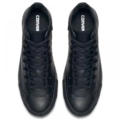 Converse Chuck Taylor All Star Mono Leather High Top In Black Monochrome 10 Converse Chuck Taylor All Star Mono Leather High Top In Black Monochrome -Vans || Blundstone || Hunter Sales c o converse chuck taylor all star monochrome leather high top black 135251 4 1100x