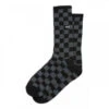 Vans Checkerboard Crew Sock In Black/Charcoal (Large) -Vans || Blundstone || Hunter Sales checkercrew blackcharcoal 1 1100x