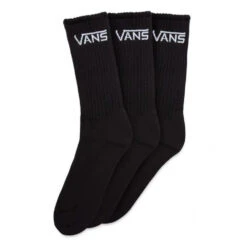 Vans Classic Crew Sock In Black (Medium)