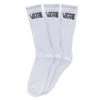 Vans Classic Crew Sock In White (Medium)