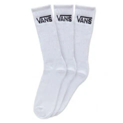 Vans Classic Crew Sock In White (Medium)