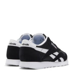 Reebok Women's Classic Nylon In Black/White 11 Reebok Women's Classic Nylon In Black/White -Vans || Blundstone || Hunter Sales fv4506 6 footwear photography back lateral top view white 1100x