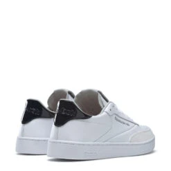 Reebok Women's Club C Clean In Cloud White/Core Black -Vans || Blundstone || Hunter Sales gy1383 6 footwear photography back lateral top view white 1100x