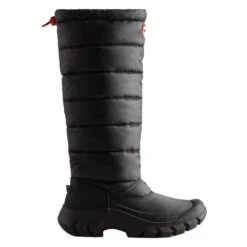 Hunter Women's Intrepid Insulated Tall Snow Boots In Black