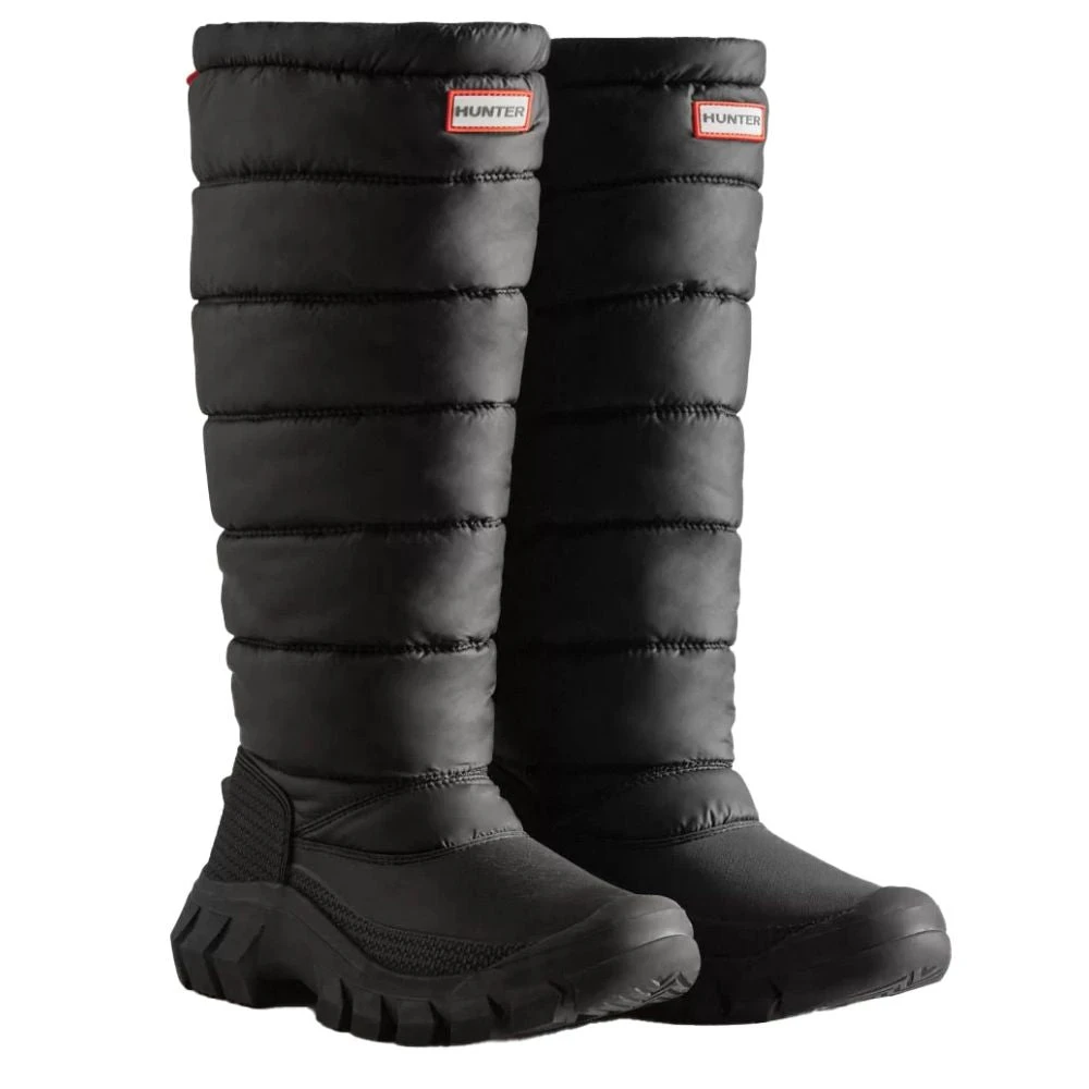 Hunter Women's Intrepid Insulated Tall Snow Boots In Black 4 Hunter Women's Intrepid Insulated Tall Snow Boots In Black - Image 2
