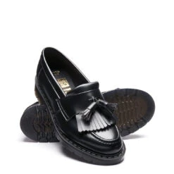 Solovair Vegan Tassel Loafer In Black Hi-Shine -Vans || Blundstone || Hunter Sales image 95fd0c2c 72a9 4578 9f18 6df414b74041 1100x