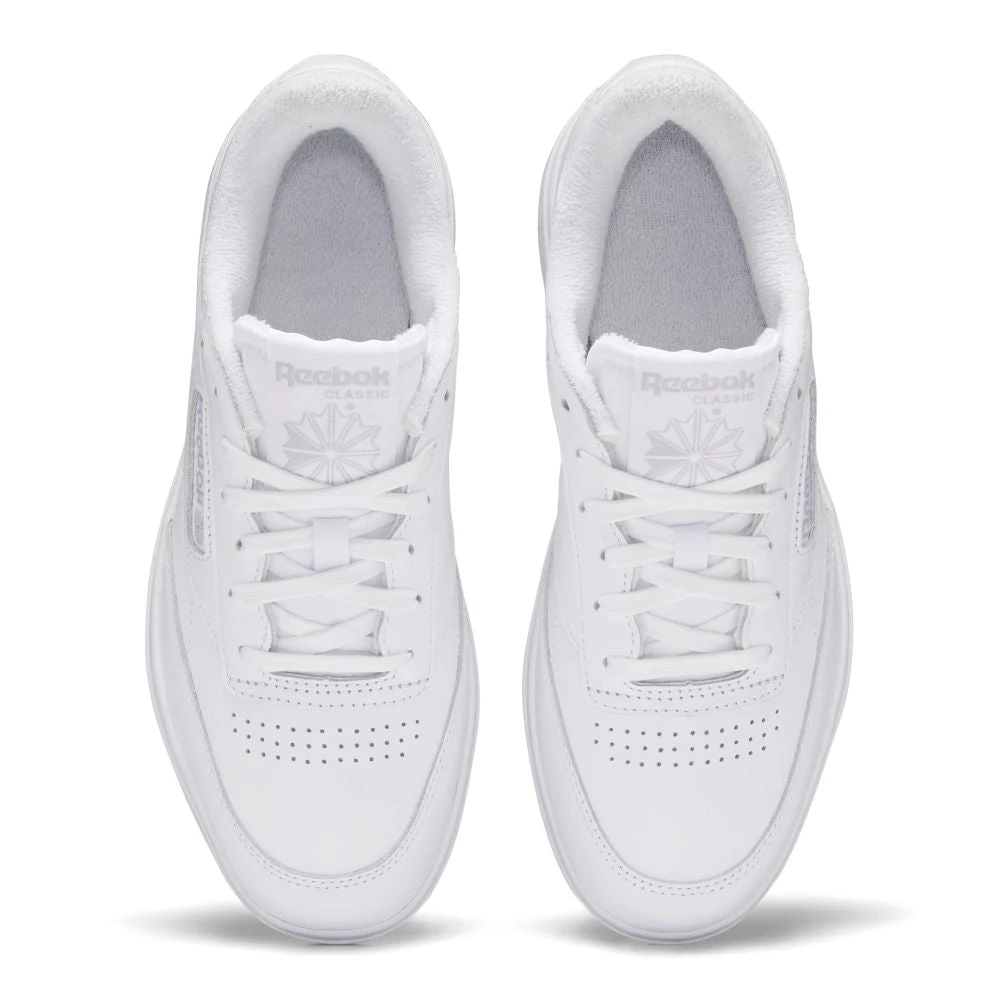 Reebok Women's Club C Double In Ftwr White/Ftwr White/Cold Grey 2 5 Reebok Women's Club C Double In Ftwr White/Ftwr White/Cold Grey 2 - Image 3