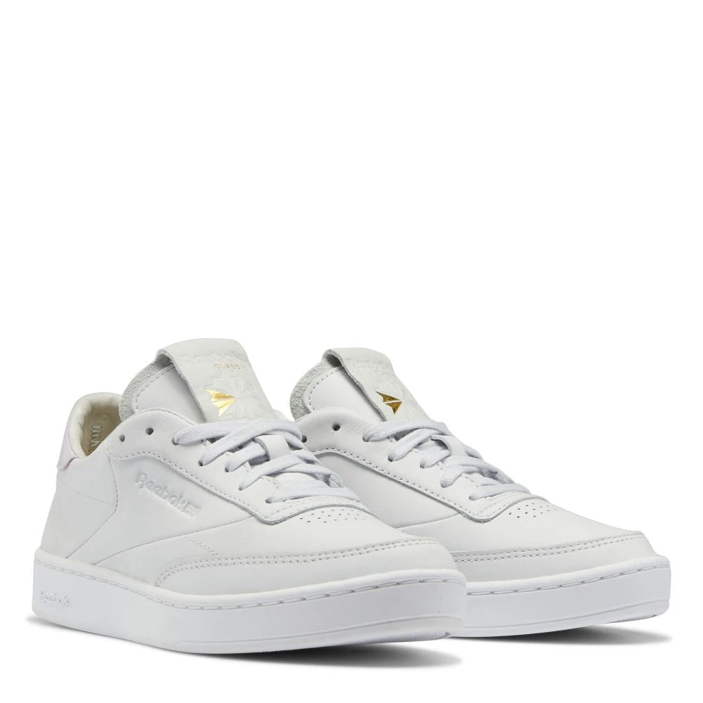 Reebok Women's Club C Clean In Cold Grey/Ftwr White/Quartz Glow 4 Reebok Women's Club C Clean In Cold Grey/Ftwr White/Quartz Glow - Image 2