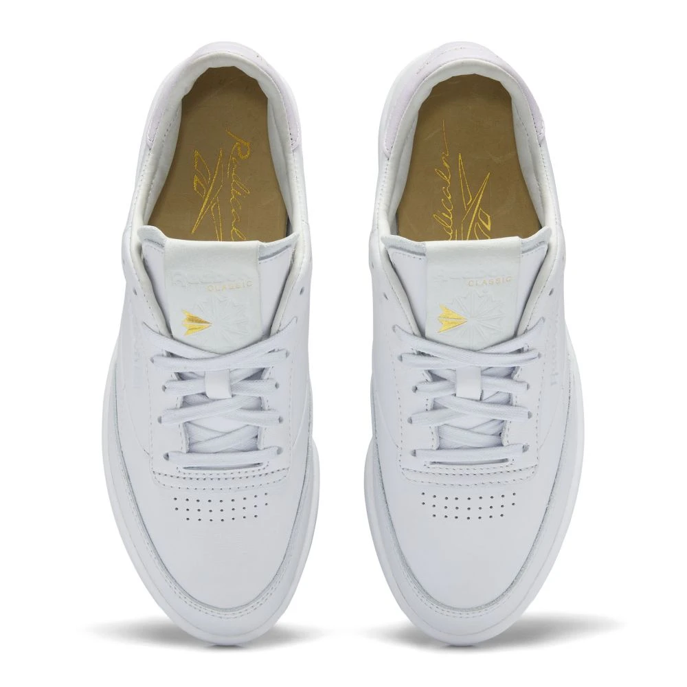 Reebok Women's Club C Clean In Cold Grey/Ftwr White/Quartz Glow 5 Reebok Women's Club C Clean In Cold Grey/Ftwr White/Quartz Glow - Image 3