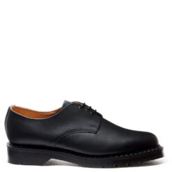 Solovair Gibson Shoe In Black Greasy