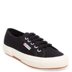 Superga Women's 2750 Cotu Classic In Black -Vans || Blundstone || Hunter Sales s u superga women 2750 cotu classic black 2 1 1100x