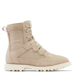 Sorel Women's Caribou OTM Bootie In Ancient Fossil/Chalk