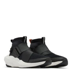 Sorel Women's Explorer Defy Mid In Black/Sea Salt -Vans || Blundstone || Hunter Sales so 2008961010 2092 2 1100x