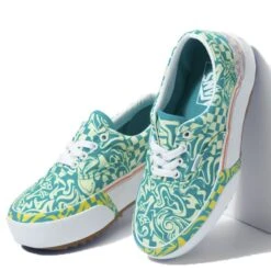 Vans Women's Era Stacked In Wavy Daze Tile Blue -Vans || Blundstone || Hunter Sales vn 0a4btoce5 4250 4 1100x