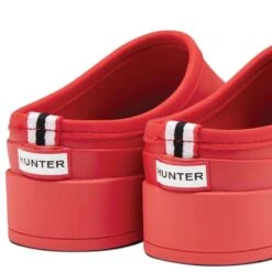 Hunter Women's Play Clogs In Red -Vans || Blundstone || Hunter Sales wff1002rma red 1053 4 1100x