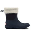Hunter Women's Original Insulated Roll Top Sherpa Boots In Hunter Navy 1 Hunter Women's Original Insulated Roll Top Sherpa Boots In Hunter Navy -Vans || Blundstone || Hunter Sales wft2052nre nv 1 1100x